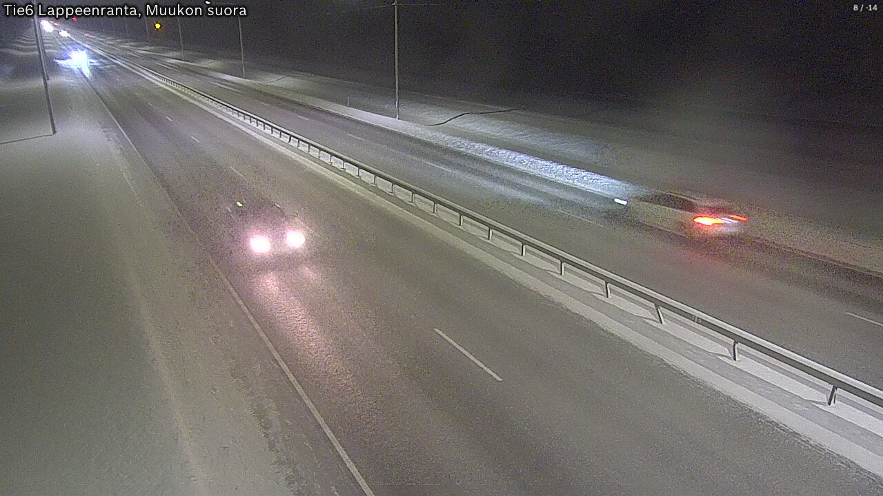 Weather Camera Image Tie 6 Villmanstrand, Muukko rakan, Lappeenranta, Etelä-Karjala