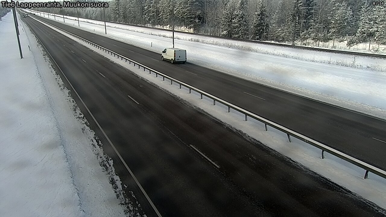 Kelikamerat Kuva Tie 6 Lappeenranta, Muukon suora, Lappeenranta, Etelä-Karjala