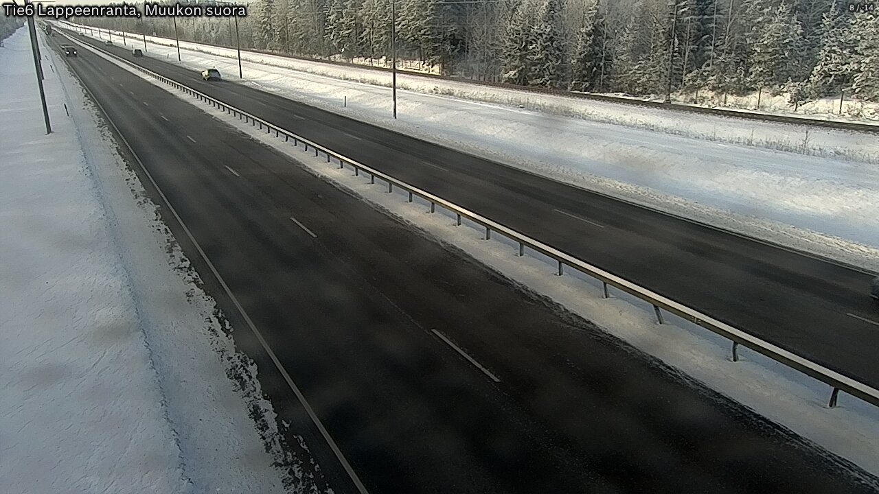 Kelikamerat Kuva Tie 6 Lappeenranta, Muukon suora, Lappeenranta, Etelä-Karjala