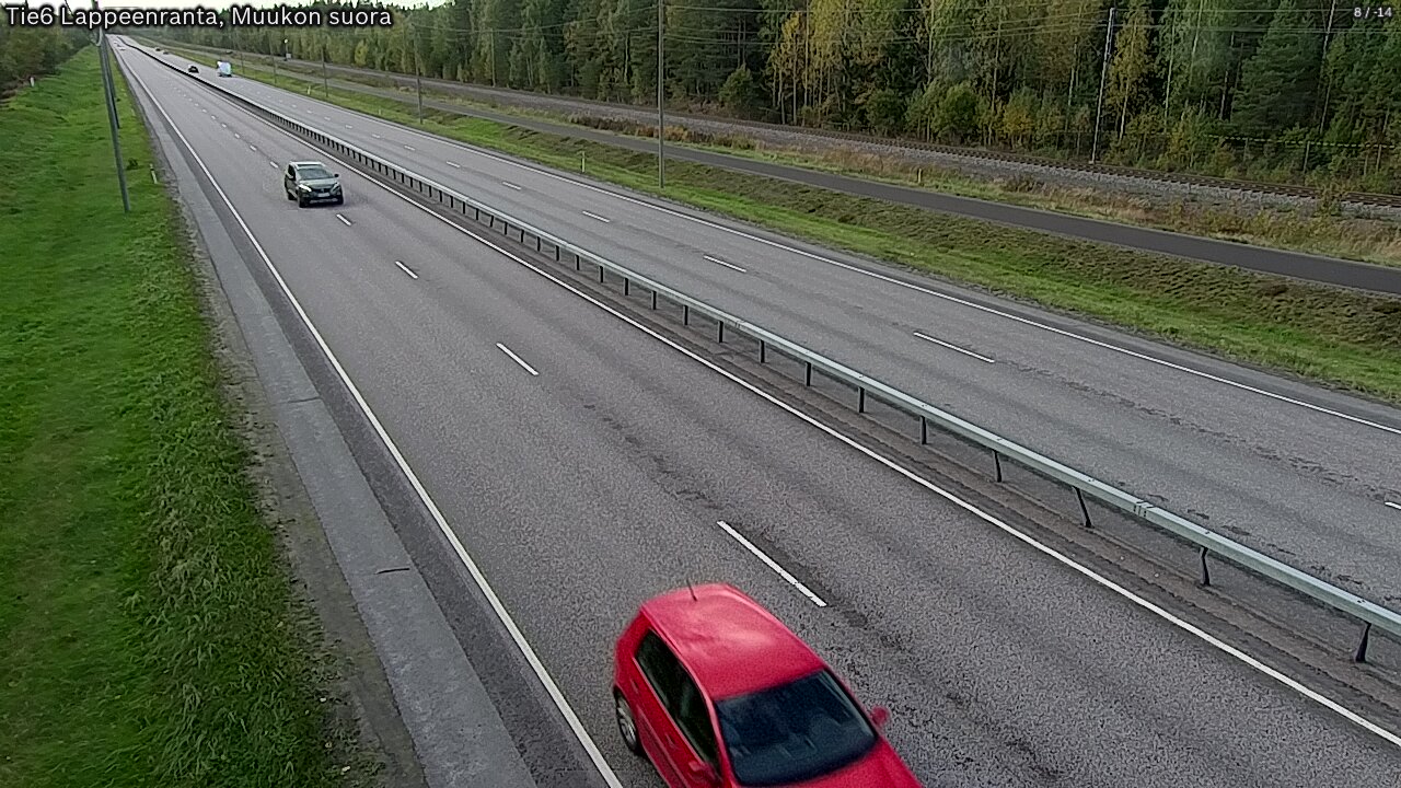 Kelikamerat Kuva Tie 6 Lappeenranta, Muukon suora, Lappeenranta, Etelä-Karjala
