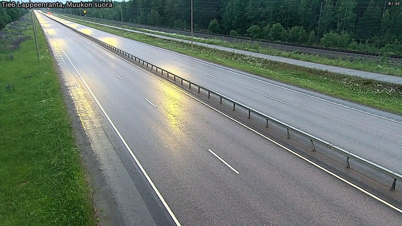 Kelikamerat Kuva Tie 6 Lappeenranta, Muukon suora, Lappeenranta, Etelä-Karjala