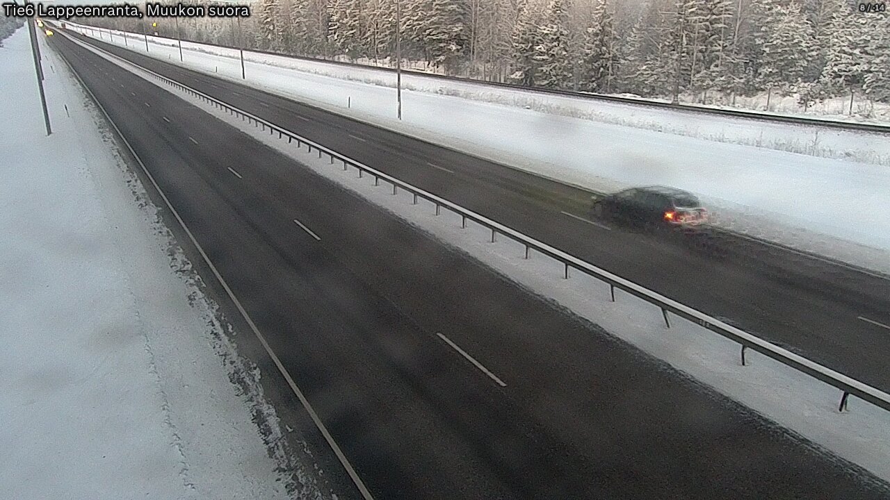 Kelikamerat Kuva Tie 6 Lappeenranta, Muukon suora, Lappeenranta, Etelä-Karjala