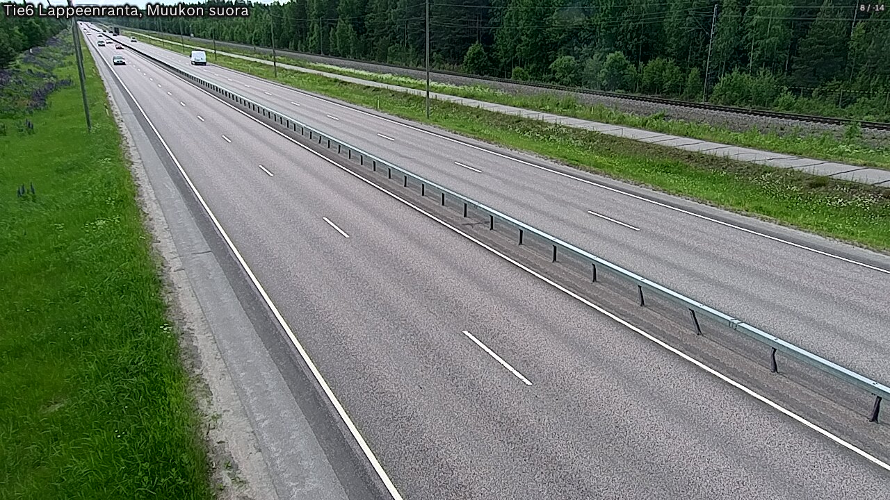 Kelikamerat Kuva Tie 6 Lappeenranta, Muukon suora, Lappeenranta, Etelä-Karjala