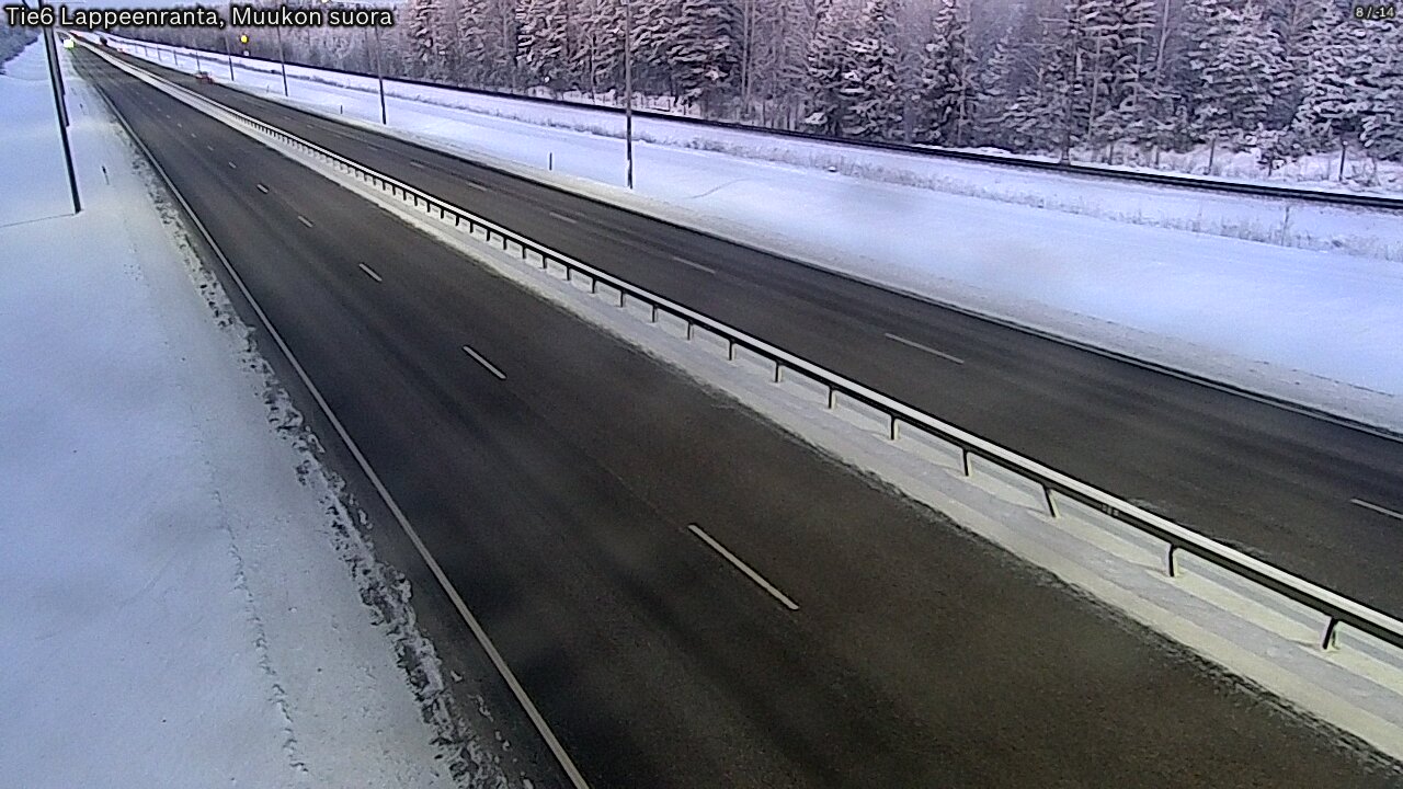 Kelikamerat Kuva Tie 6 Lappeenranta, Muukon suora, Lappeenranta, Etelä-Karjala