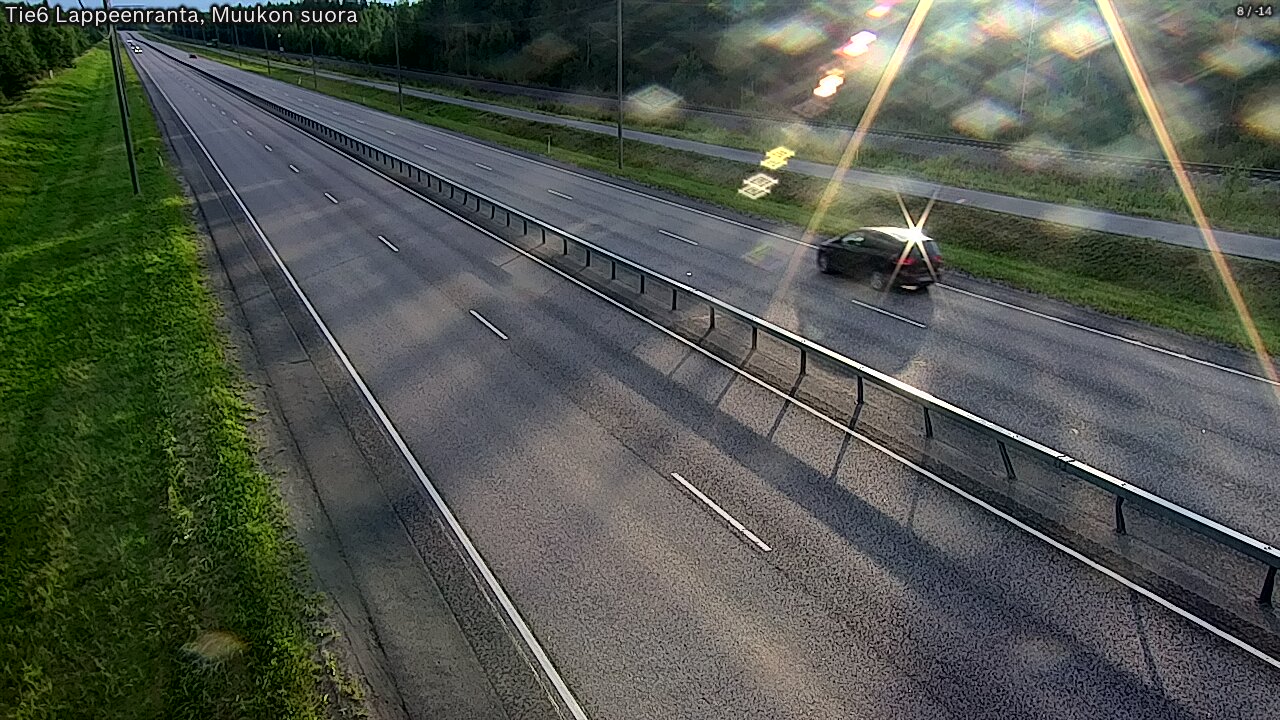 Kelikamerat Kuva Tie 6 Lappeenranta, Muukon suora, Lappeenranta, Etelä-Karjala