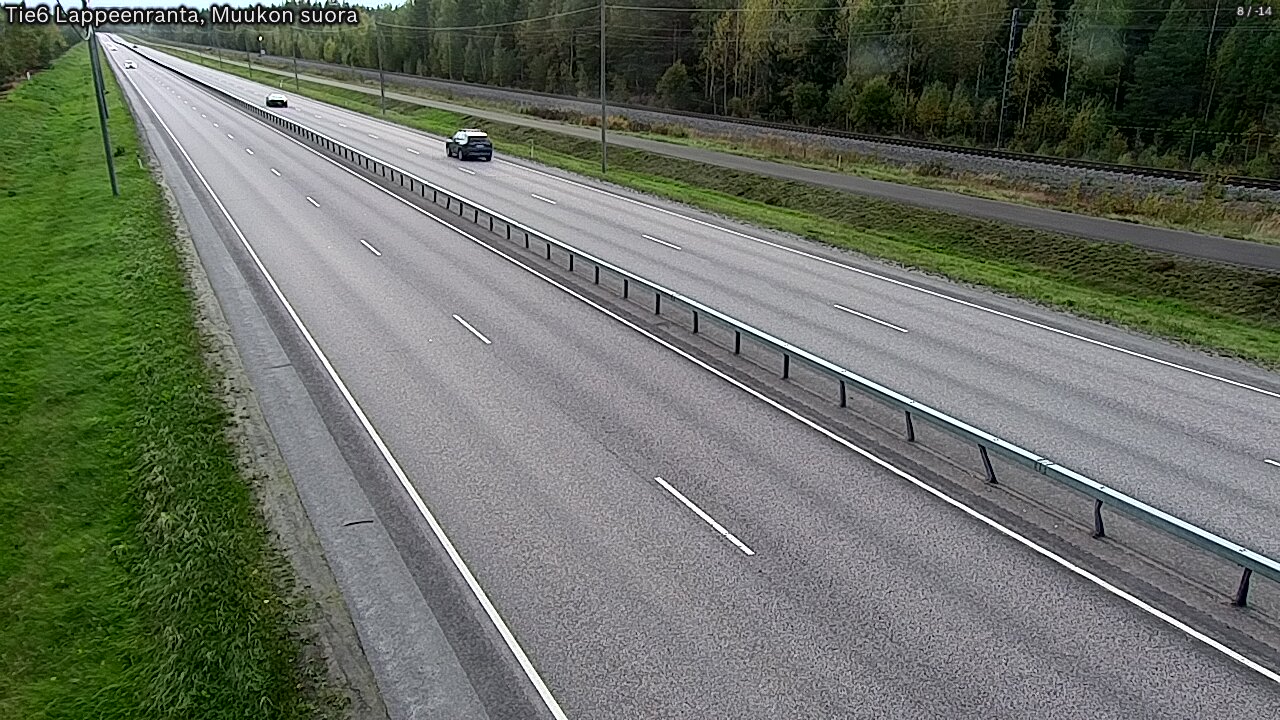 Kelikamerat Kuva Tie 6 Lappeenranta, Muukon suora, Lappeenranta, Etelä-Karjala