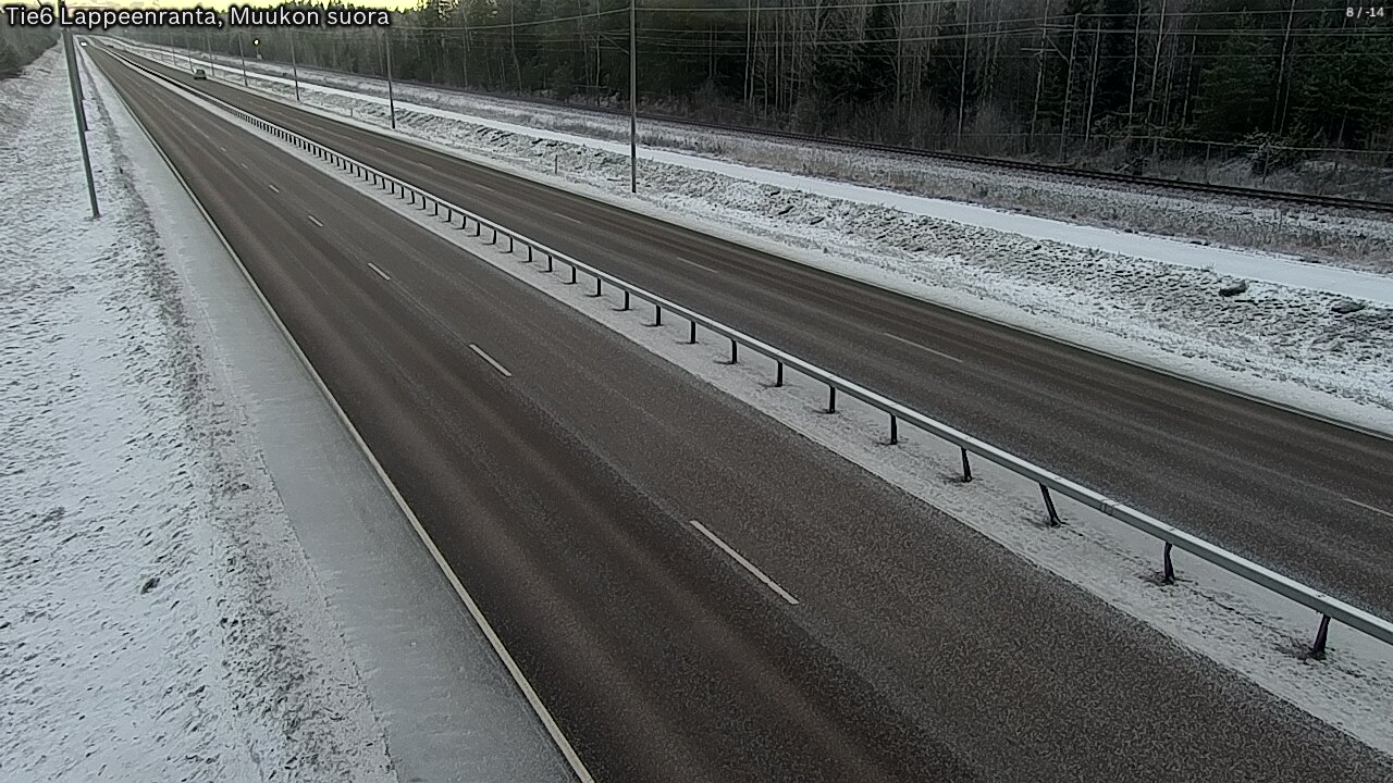 Kelikamerat Kuva Tie 6 Lappeenranta, Muukon suora, Lappeenranta, Etelä-Karjala