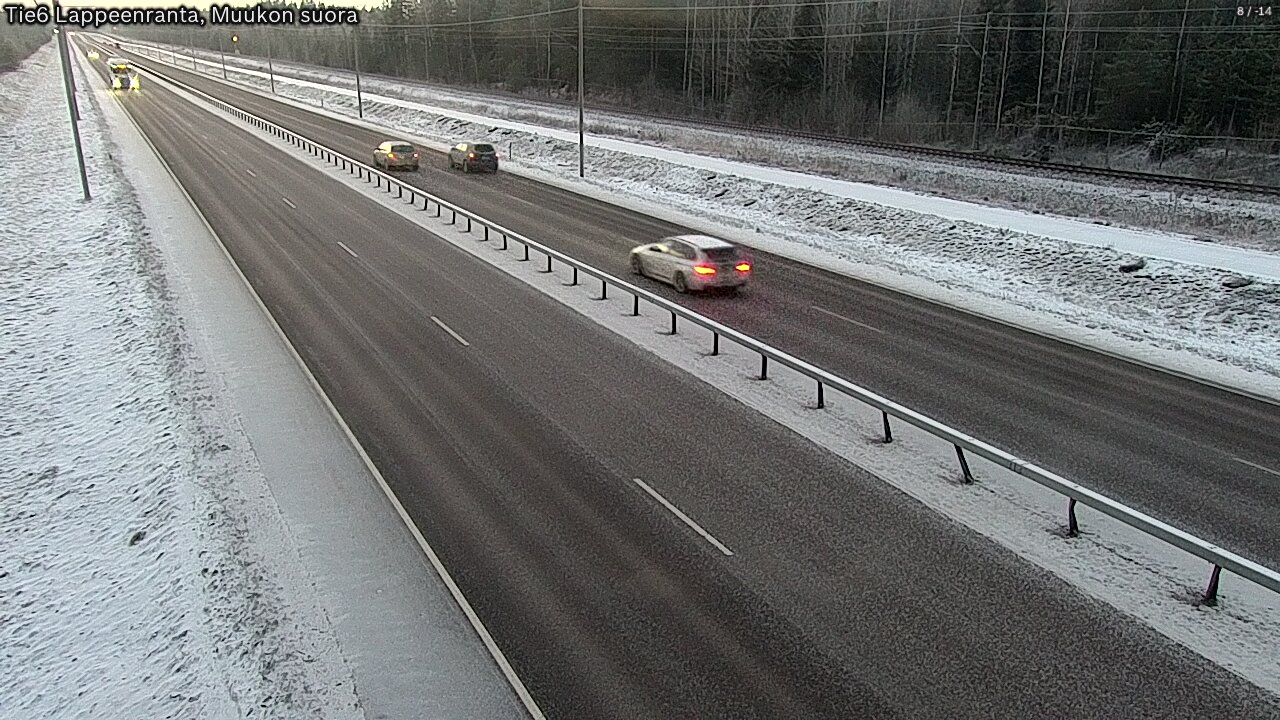 Kelikamerat Kuva Tie 6 Lappeenranta, Muukon suora, Lappeenranta, Etelä-Karjala