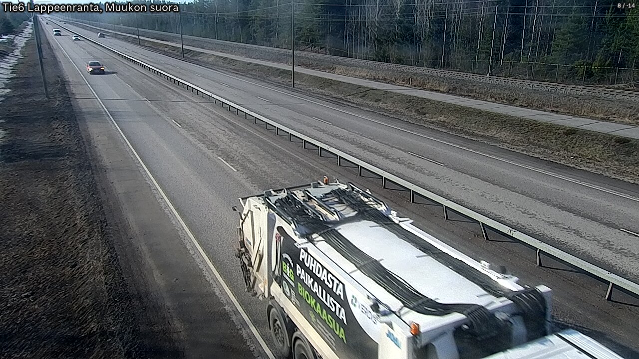 Kelikamerat Kuva Tie 6 Lappeenranta, Muukon suora, Lappeenranta, Etelä-Karjala