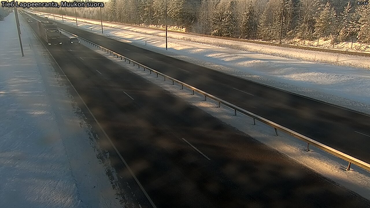 Weather Camera Image Tie 6 Villmanstrand, Muukko rakan, Lappeenranta, Etelä-Karjala