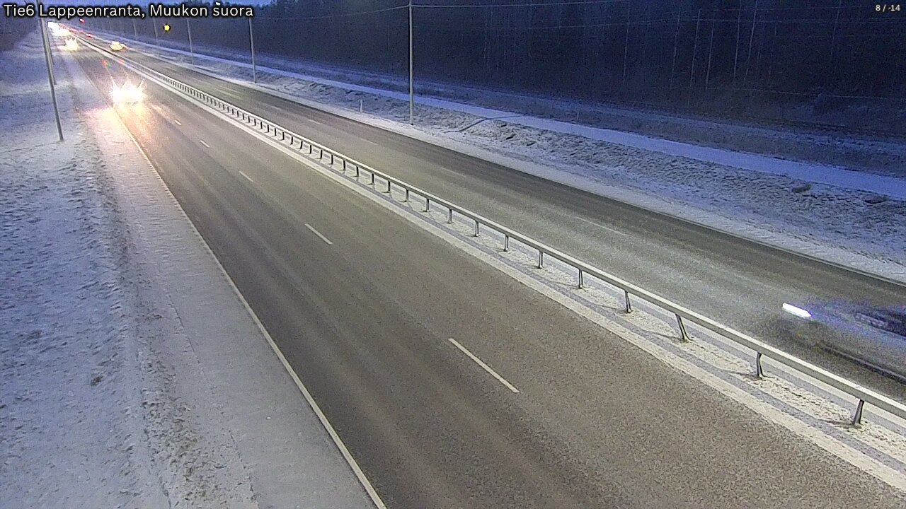 Kelikamerat Kuva Tie 6 Lappeenranta, Muukon suora, Lappeenranta, Etelä-Karjala