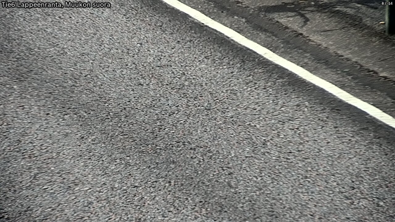 Weather Camera Image Tie 6 Villmanstrand, Muukko rakan, Lappeenranta, Etelä-Karjala