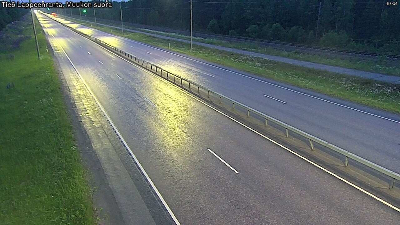 Kelikamerat Kuva Tie 6 Lappeenranta, Muukon suora, Lappeenranta, Etelä-Karjala