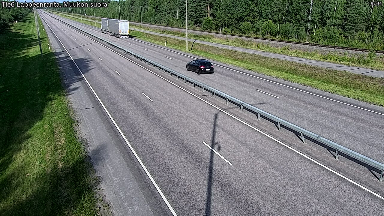 Kelikamerat Kuva Tie 6 Lappeenranta, Muukon suora, Lappeenranta, Etelä-Karjala