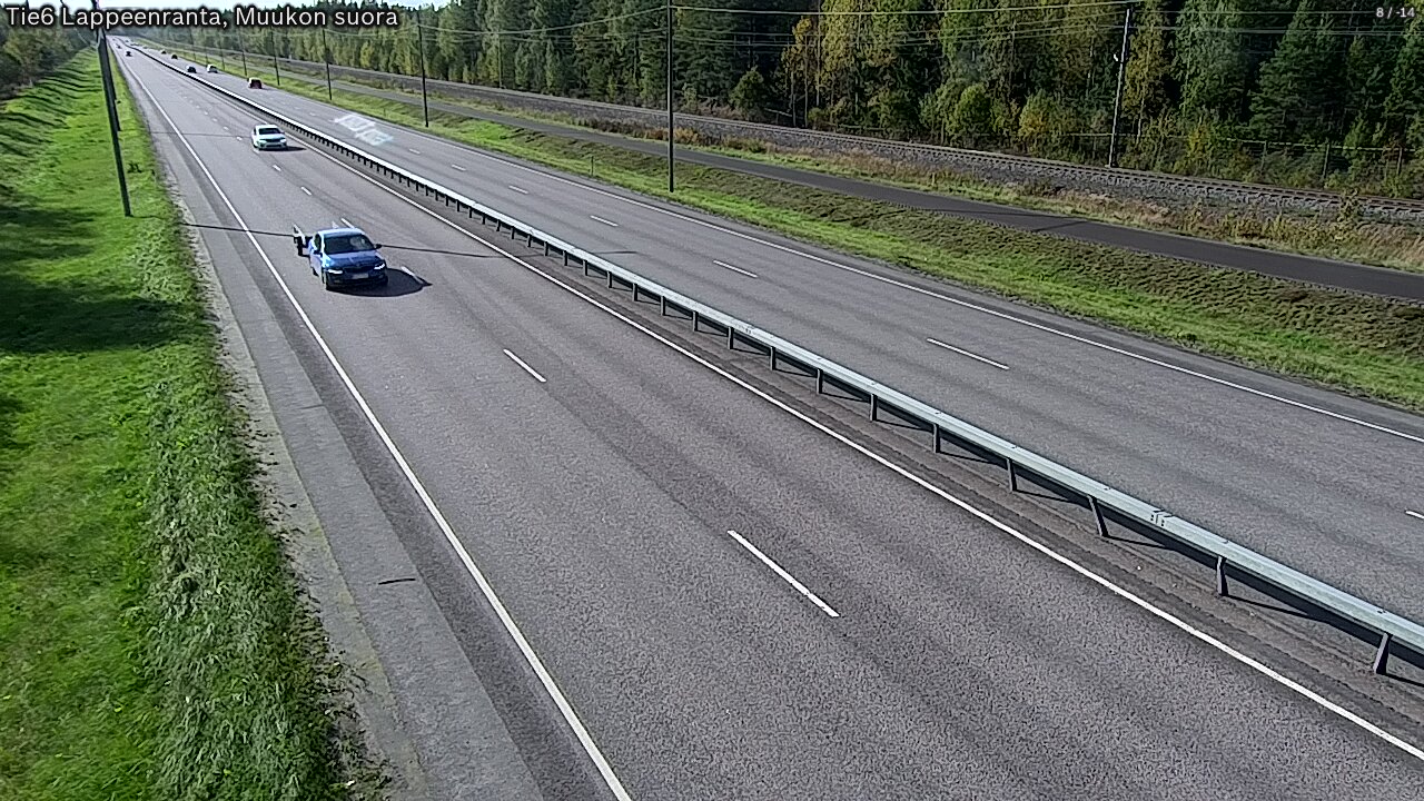 Kelikamerat Kuva Tie 6 Lappeenranta, Muukon suora, Lappeenranta, Etelä-Karjala