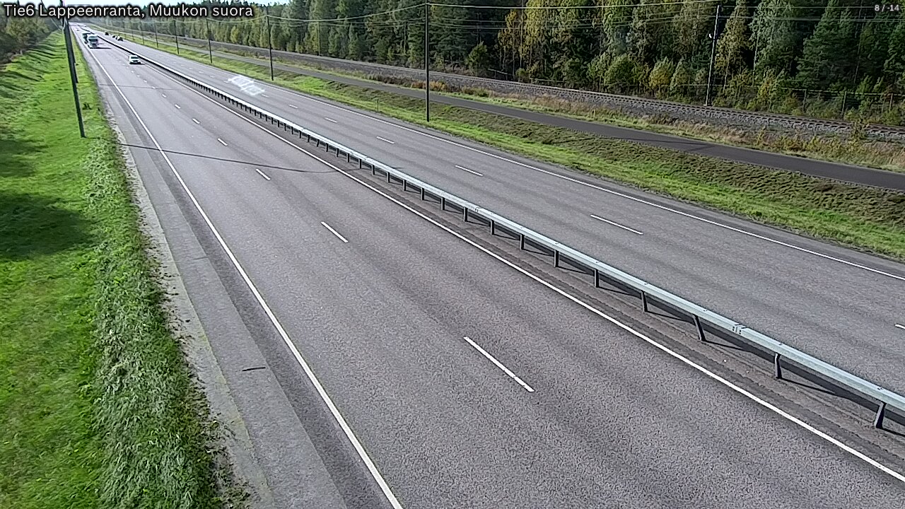 Kelikamerat Kuva Tie 6 Lappeenranta, Muukon suora, Lappeenranta, Etelä-Karjala