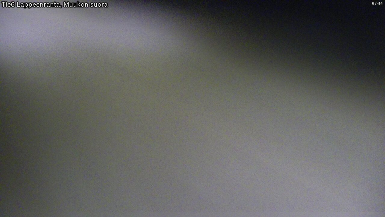 Weather Camera Image Tie 6 Villmanstrand, Muukko rakan, Lappeenranta, Etelä-Karjala