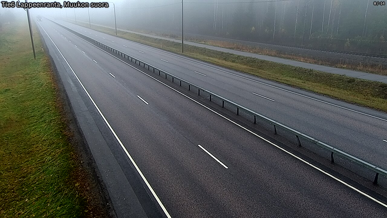 Kelikamerat Kuva Tie 6 Lappeenranta, Muukon suora, Lappeenranta, Etelä-Karjala