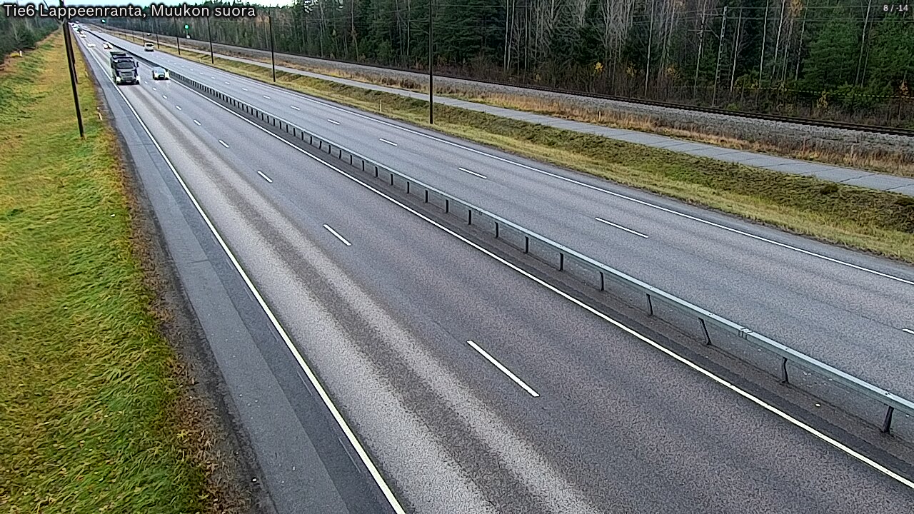 Kelikamerat Kuva Tie 6 Lappeenranta, Muukon suora, Lappeenranta, Etelä-Karjala