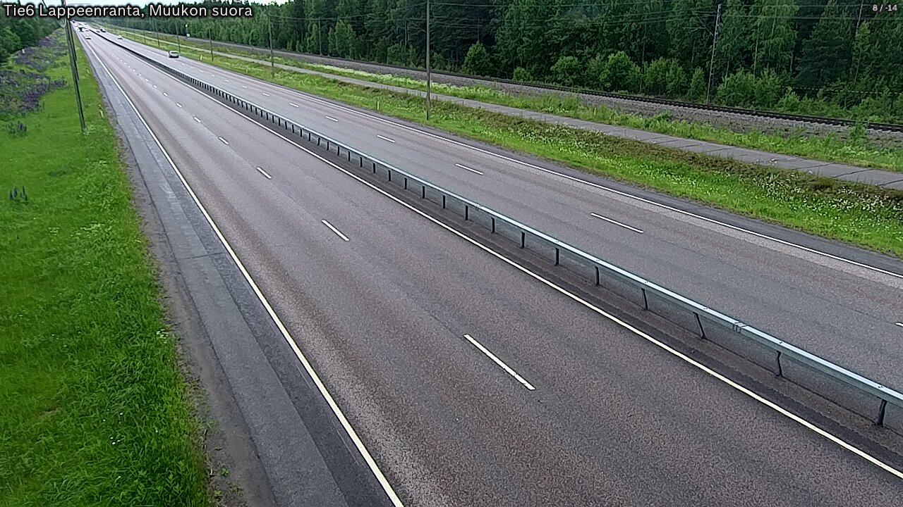 Kelikamerat Kuva Tie 6 Lappeenranta, Muukon suora, Lappeenranta, Etelä-Karjala