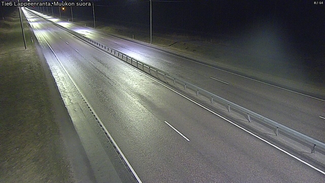 Weather Camera Image Tie 6 Villmanstrand, Muukko rakan, Lappeenranta, Etelä-Karjala