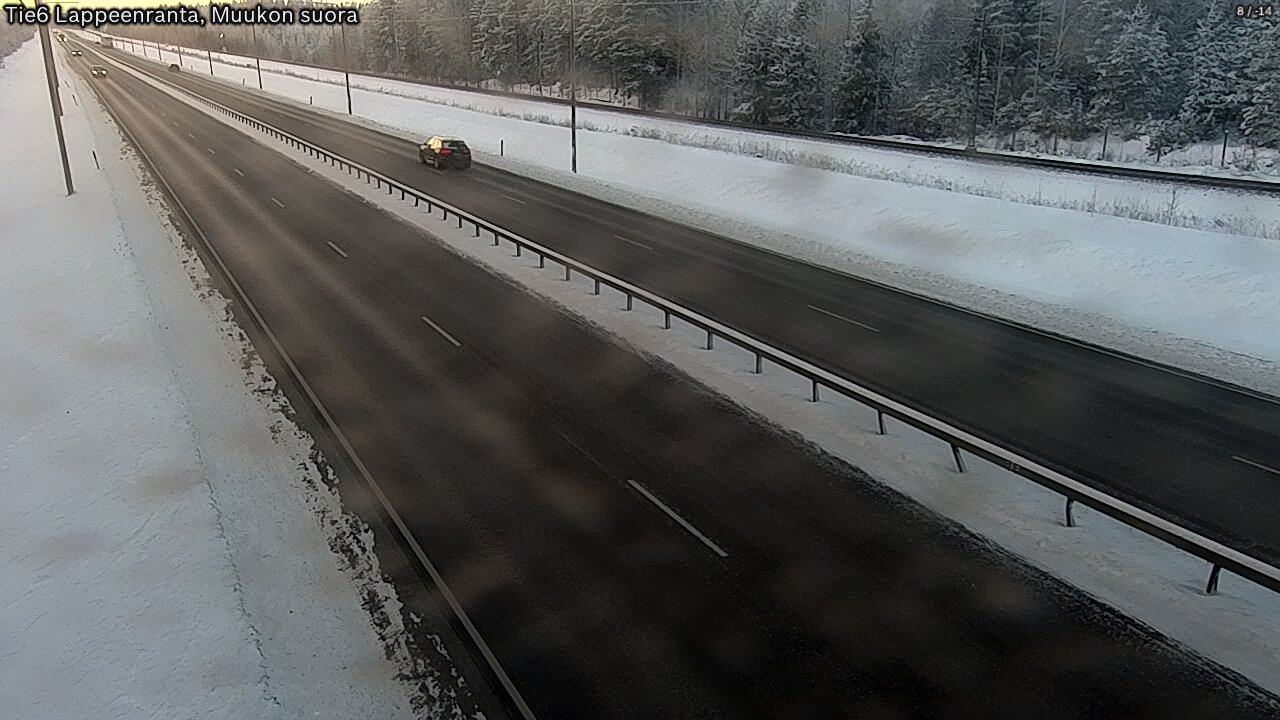 Kelikamerat Kuva Tie 6 Lappeenranta, Muukon suora, Lappeenranta, Etelä-Karjala