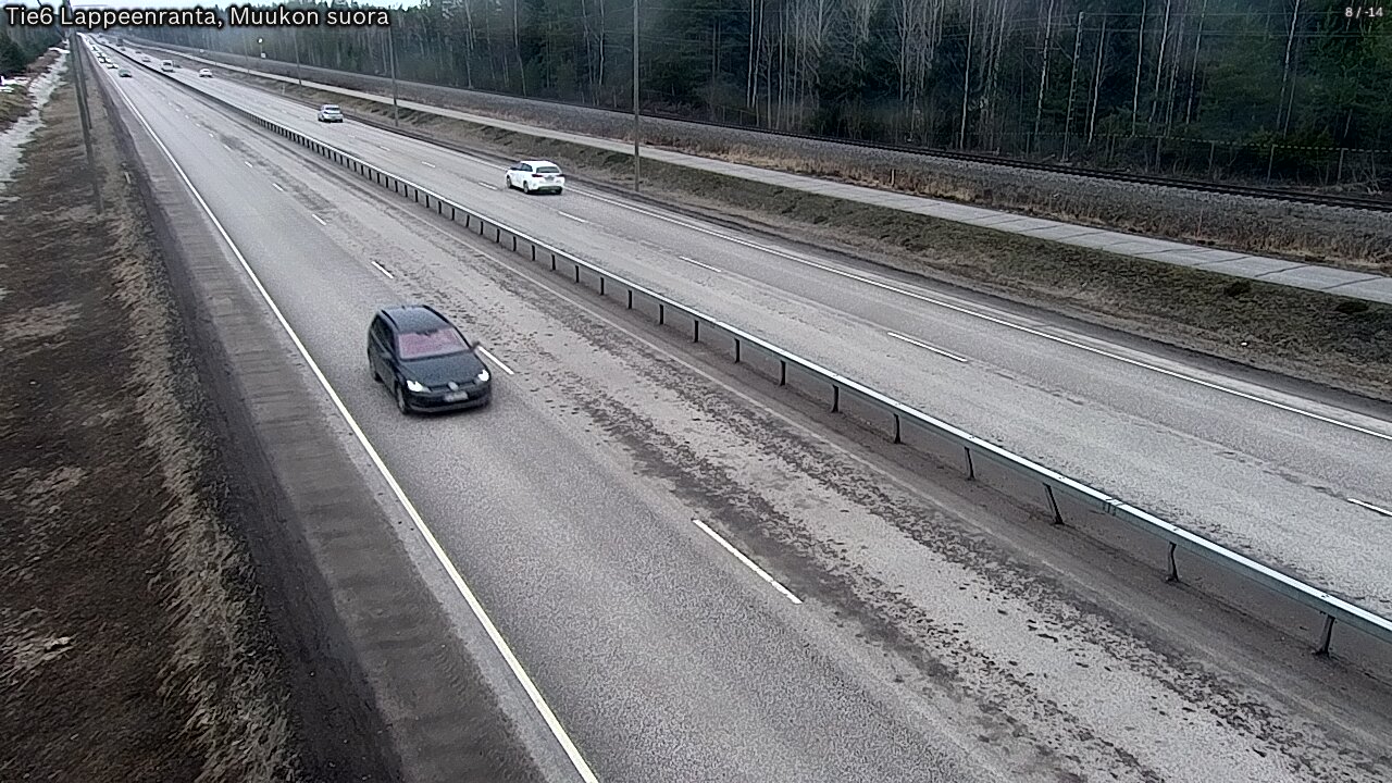 Kelikamerat Kuva Tie 6 Lappeenranta, Muukon suora, Lappeenranta, Etelä-Karjala