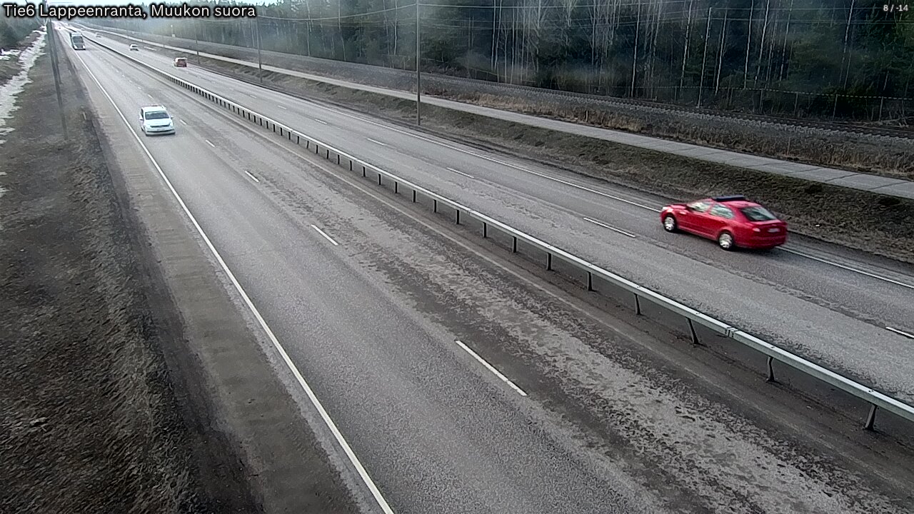 Kelikamerat Kuva Tie 6 Lappeenranta, Muukon suora, Lappeenranta, Etelä-Karjala