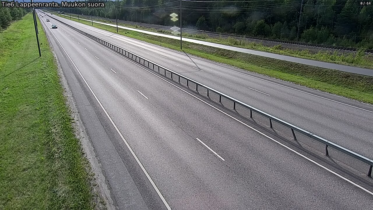 Kelikamerat Kuva Tie 6 Lappeenranta, Muukon suora, Lappeenranta, Etelä-Karjala