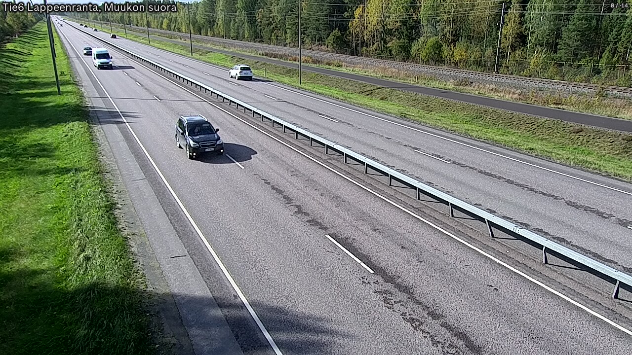 Kelikamerat Kuva Tie 6 Lappeenranta, Muukon suora, Lappeenranta, Etelä-Karjala