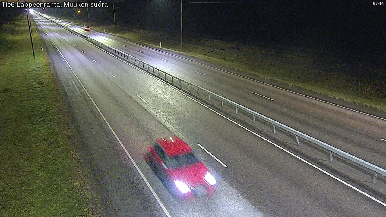 Kelikamerat Kuva Tie 6 Lappeenranta, Muukon suora, Lappeenranta, Etelä-Karjala