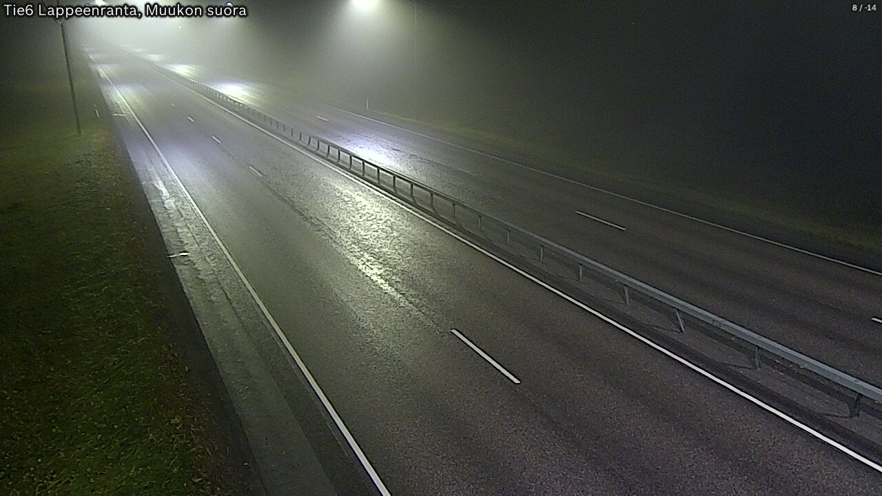 Kelikamerat Kuva Tie 6 Lappeenranta, Muukon suora, Lappeenranta, Etelä-Karjala