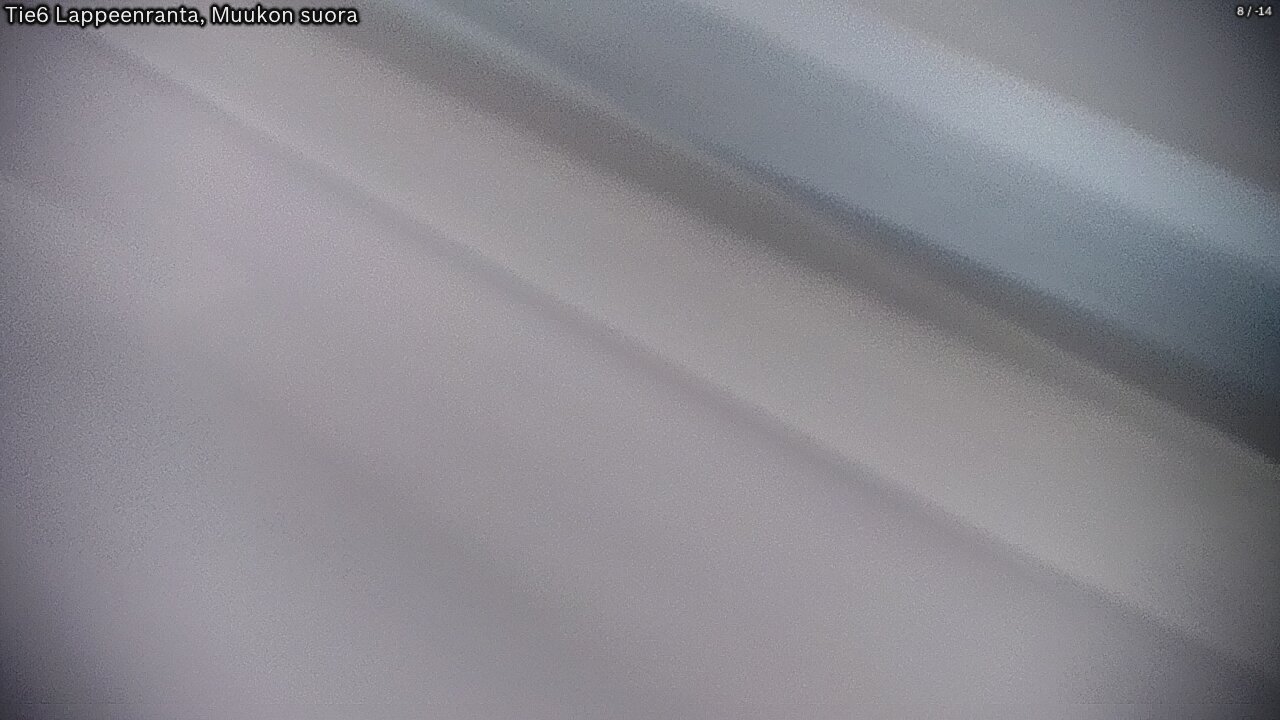 Weather Camera Image Tie 6 Villmanstrand, Muukko rakan, Lappeenranta, Etelä-Karjala