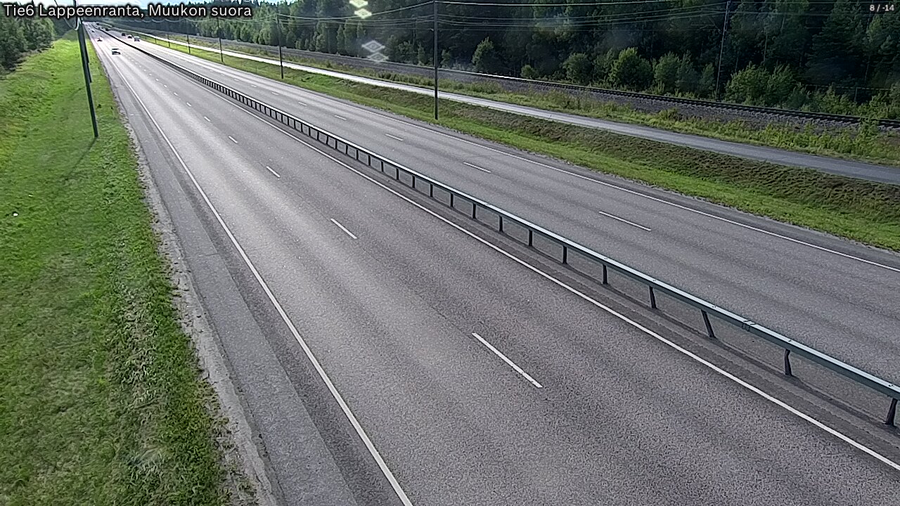 Kelikamerat Kuva Tie 6 Lappeenranta, Muukon suora, Lappeenranta, Etelä-Karjala