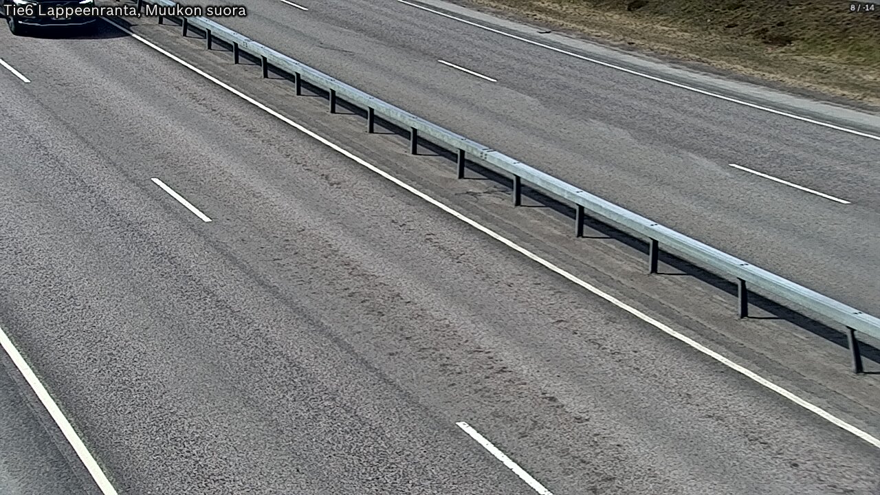 Weather Camera Image Tie 6 Villmanstrand, Muukko rakan, Lappeenranta, Etelä-Karjala