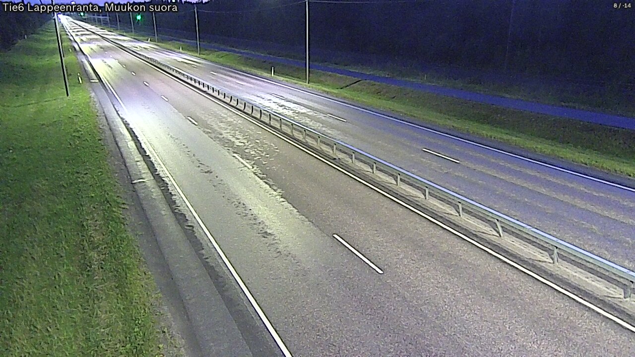 Kelikamerat Kuva Tie 6 Lappeenranta, Muukon suora, Lappeenranta, Etelä-Karjala