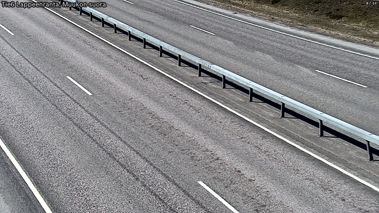Weather Camera Image Tie 6 Villmanstrand, Muukko rakan, Lappeenranta, Etelä-Karjala