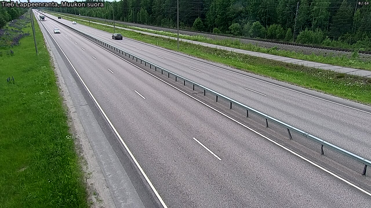Kelikamerat Kuva Tie 6 Lappeenranta, Muukon suora, Lappeenranta, Etelä-Karjala