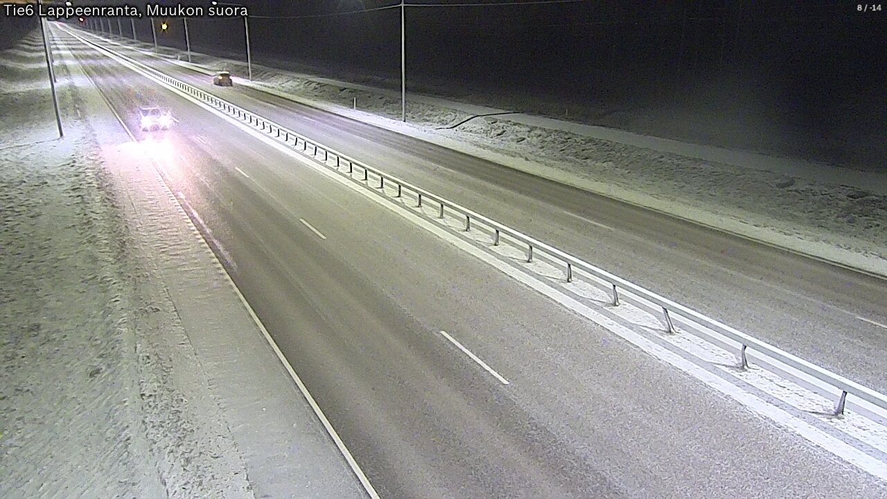 Kelikamerat Kuva Tie 6 Lappeenranta, Muukon suora, Lappeenranta, Etelä-Karjala