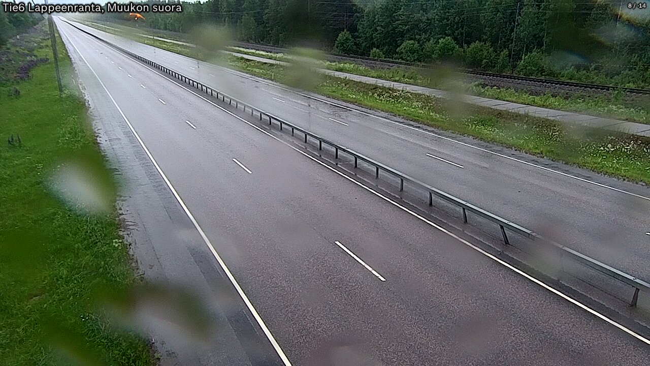 Kelikamerat Kuva Tie 6 Lappeenranta, Muukon suora, Lappeenranta, Etelä-Karjala