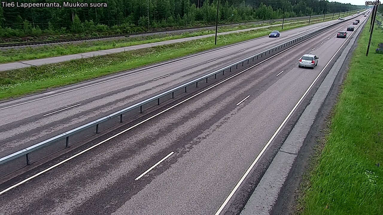 Kelikamerat Kuva Tie 6 Lappeenranta, Muukon suora, Lappeenranta, Etelä-Karjala