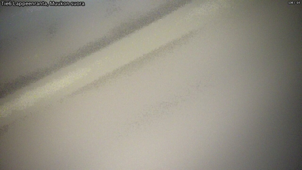 Weather Camera Image Tie 6 Villmanstrand, Muukko rakan, Lappeenranta, Etelä-Karjala