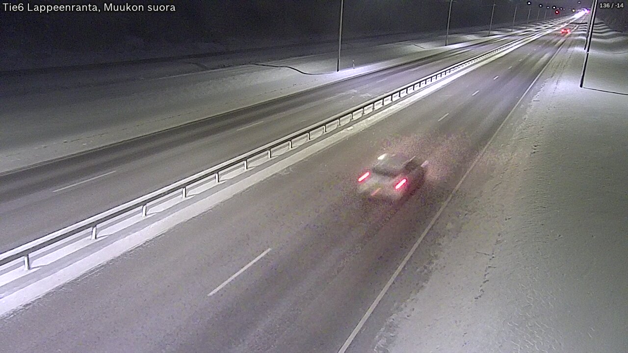 Weather Camera Image Tie 6 Villmanstrand, Muukko rakan, Lappeenranta, Etelä-Karjala