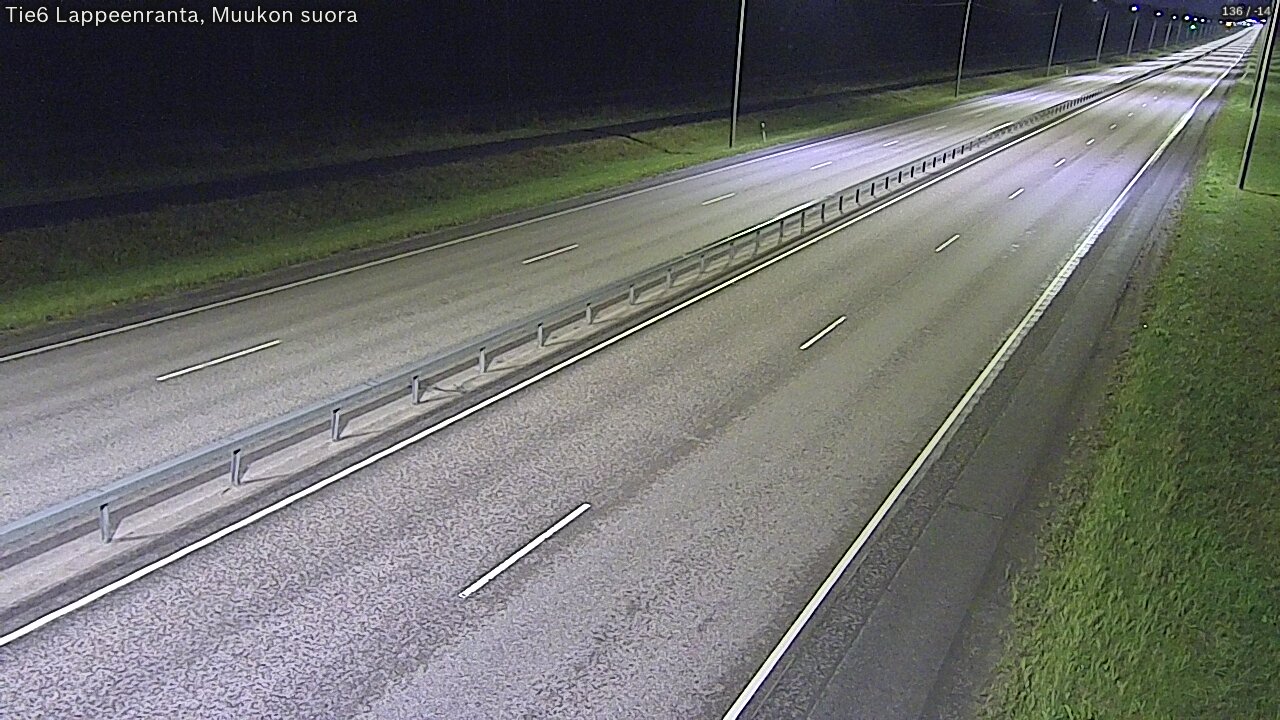 Kelikamerat Kuva Tie 6 Lappeenranta, Muukon suora, Lappeenranta, Etelä-Karjala