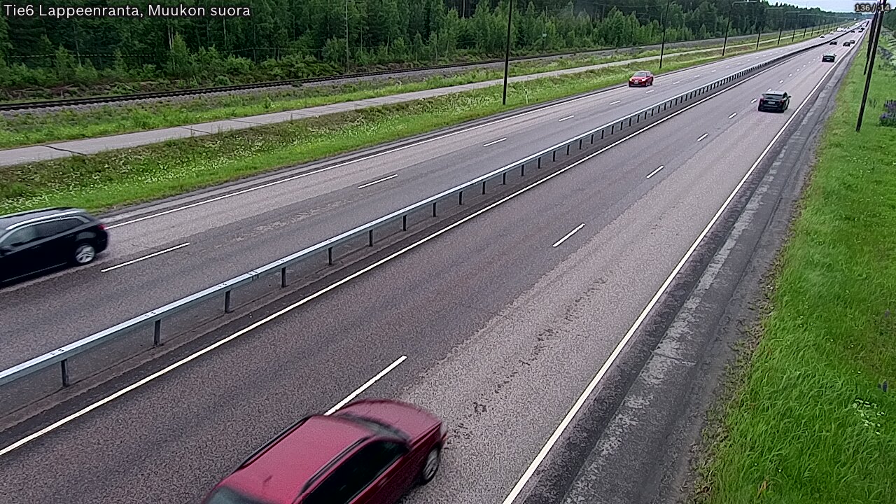 Kelikamerat Kuva Tie 6 Lappeenranta, Muukon suora, Lappeenranta, Etelä-Karjala