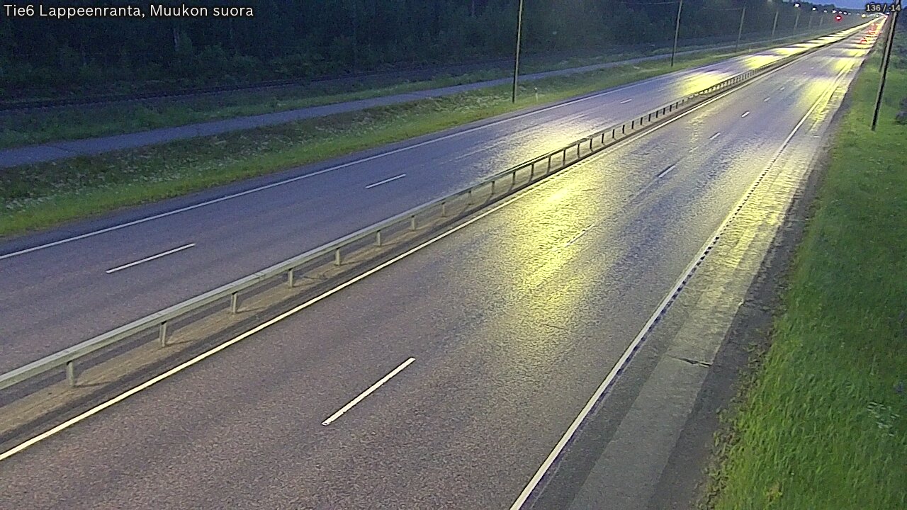 Kelikamerat Kuva Tie 6 Lappeenranta, Muukon suora, Lappeenranta, Etelä-Karjala