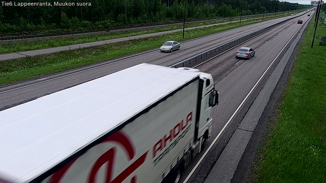 Kelikamerat Kuva Tie 6 Lappeenranta, Muukon suora, Lappeenranta, Etelä-Karjala