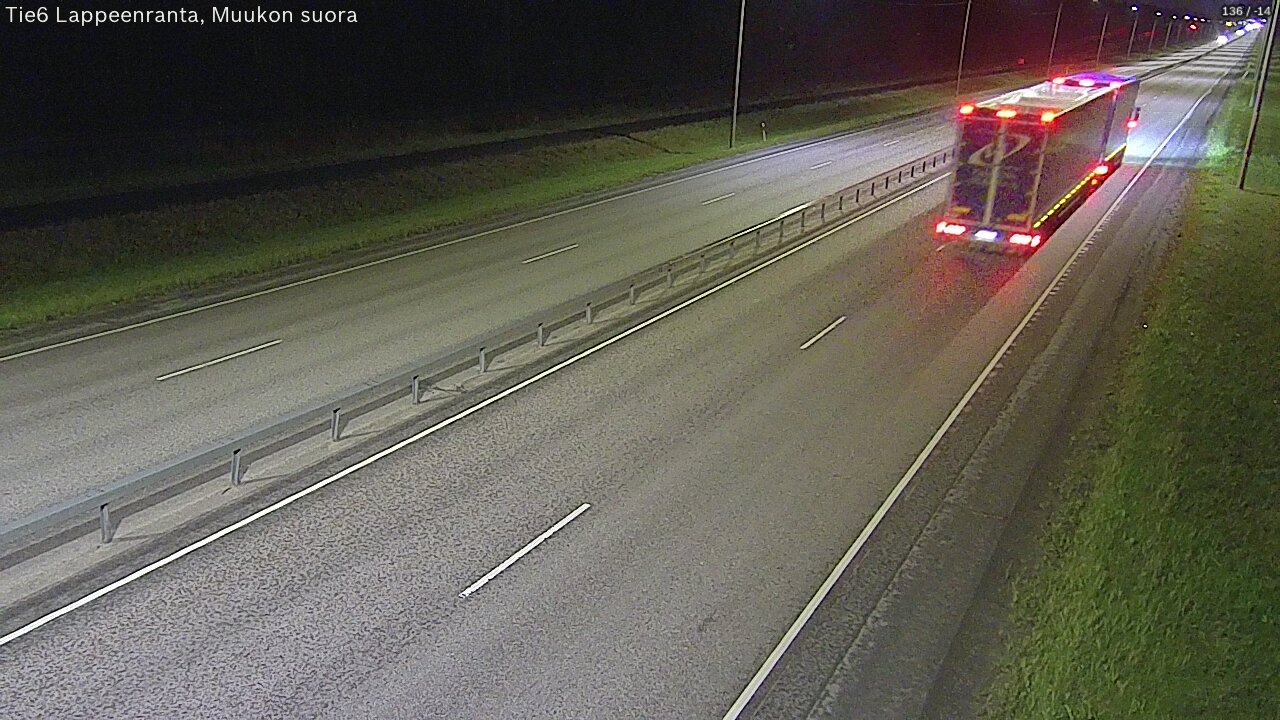 Kelikamerat Kuva Tie 6 Lappeenranta, Muukon suora, Lappeenranta, Etelä-Karjala