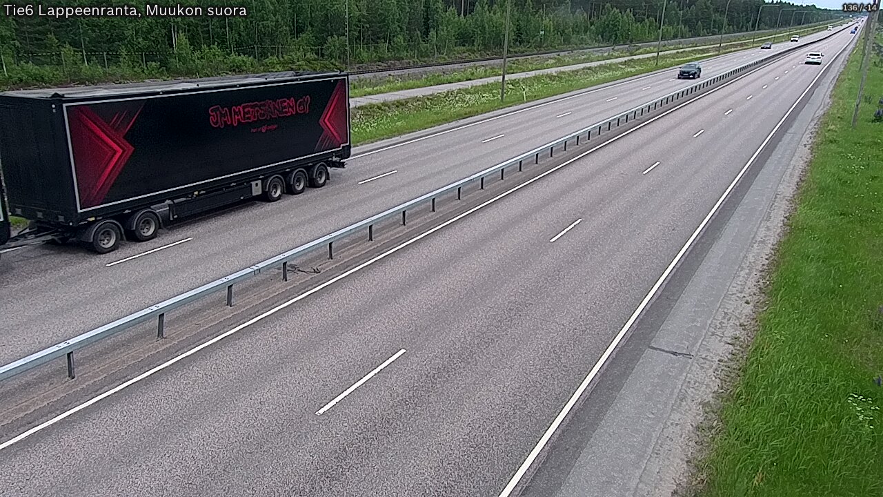 Kelikamerat Kuva Tie 6 Lappeenranta, Muukon suora, Lappeenranta, Etelä-Karjala