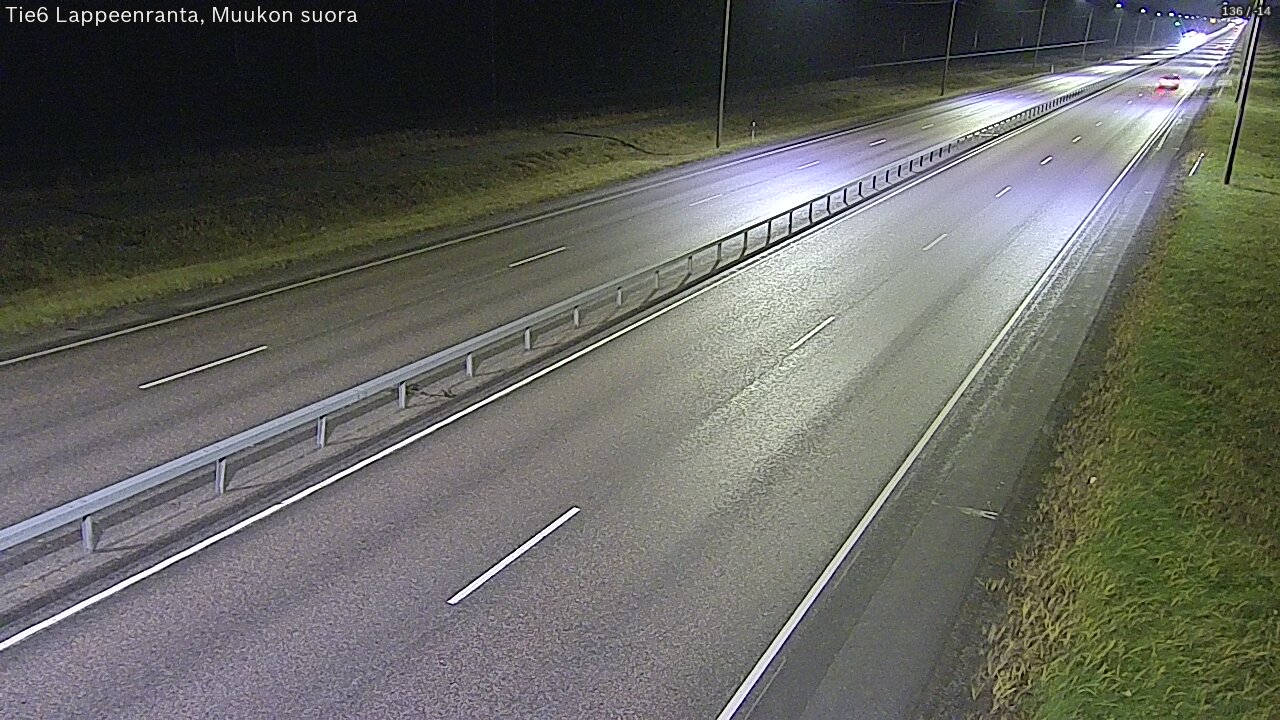 Weather Camera Image Tie 6 Villmanstrand, Muukko rakan, Lappeenranta, Etelä-Karjala